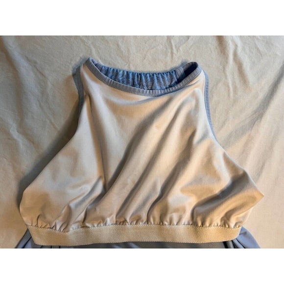 Columbia Womens Tank Top Shirt Blue Sleeveless Crew Neck Built In Bra Stretch XL - Picture 8 of 8